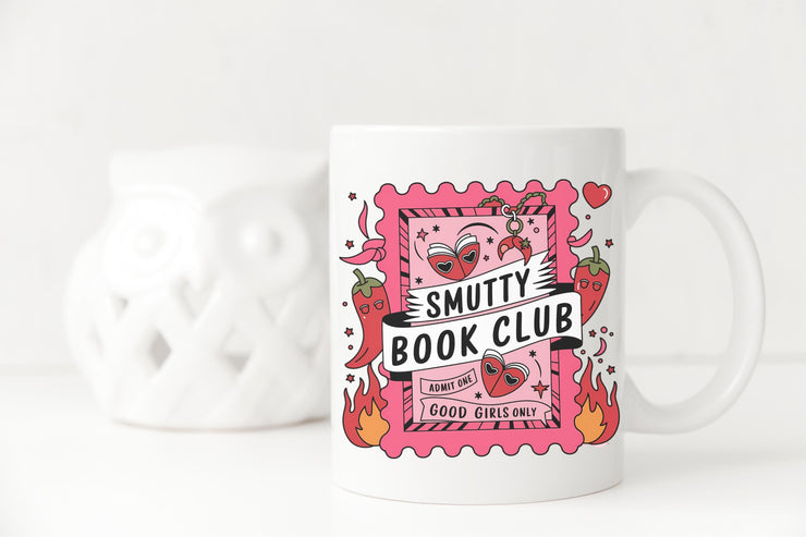 Smutty Book Club Mug: Funny Gift for Book Lovers