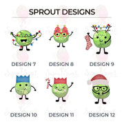 Personalised Christmas Sprout Bauble