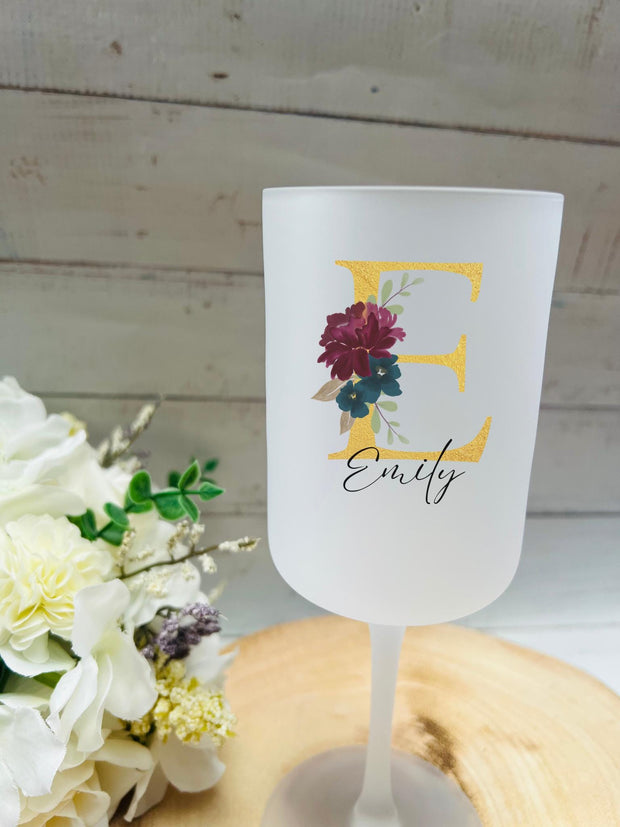 Personalised Wine Glass, Personalised Gifts, Gift for Her, 40th Birthday, 30th Birthday, Gift for Mum, Custom Wine Glass, Bridesmaids Gift
