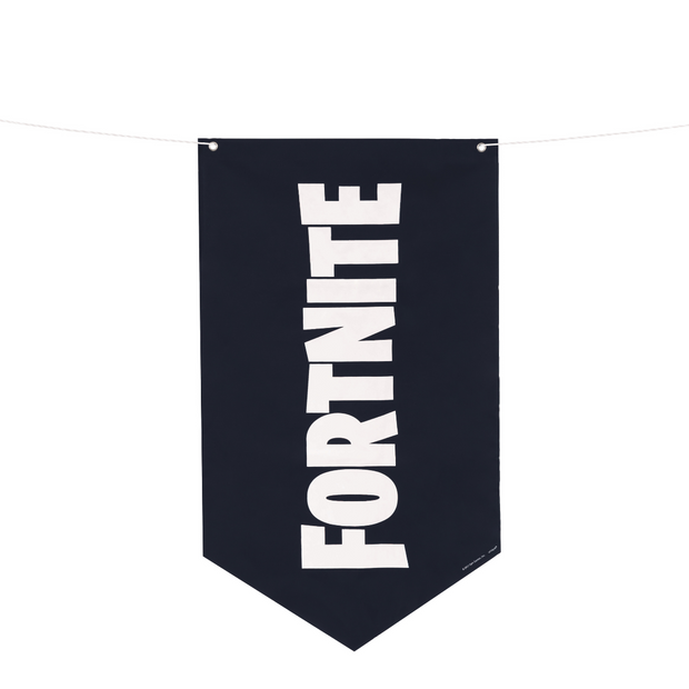 Fortnite Black Fabric 20.5" Pennant Banner