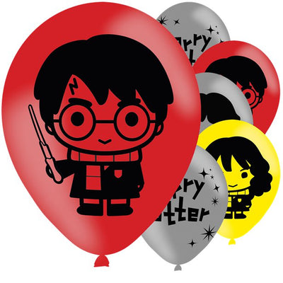 6 Harry Potter Latex Balloons - 11"