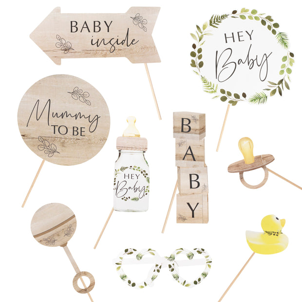 Botanical Baby Shower Photo Booth Props