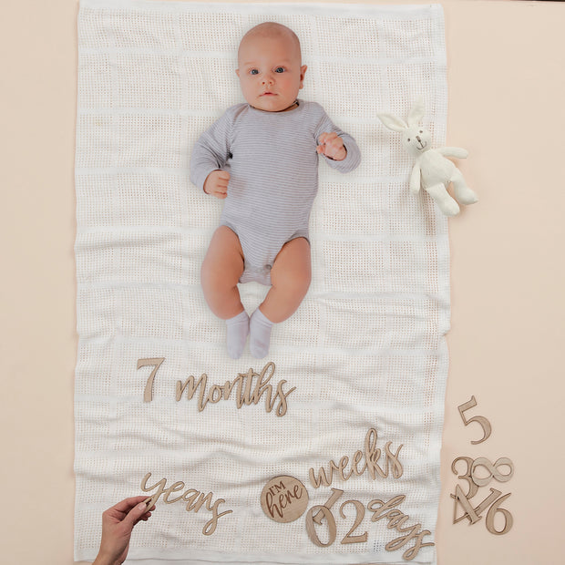 Baby Milestone Blanket