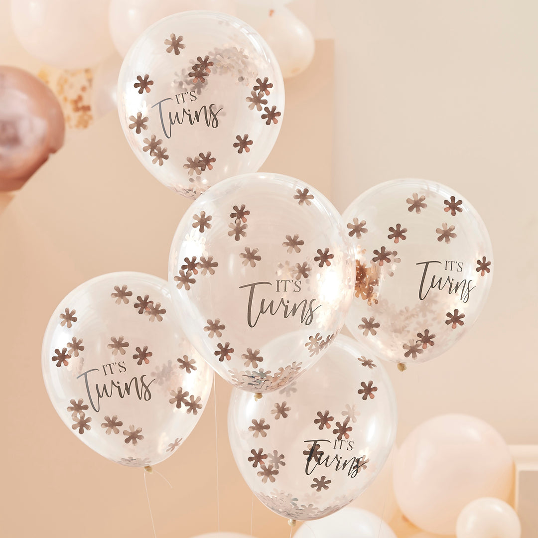 Ginger popular Ray Rose Gold 'Oh Baby!' Confetti Balloons Baby Shower Party Decorations