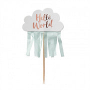 10 Hello World Cupcake Toppers