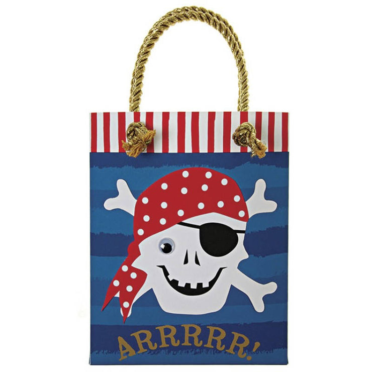 8 Pirate Party Favour Bags