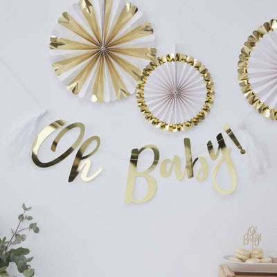 Oh Baby Gold Bunting
