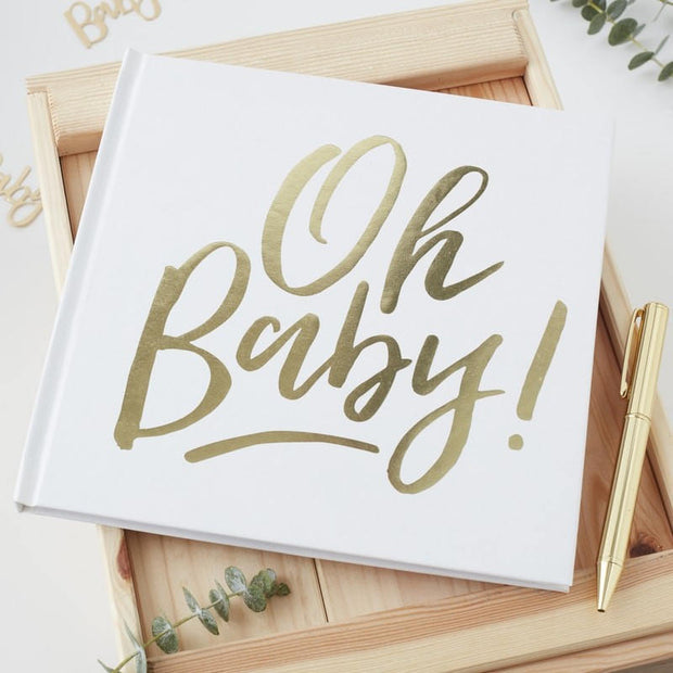 Oh Baby Baby Shower Guest Book