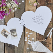 Heart Shaped Wedding Guest Book