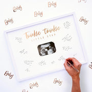Baby Shower Frame Guest Book