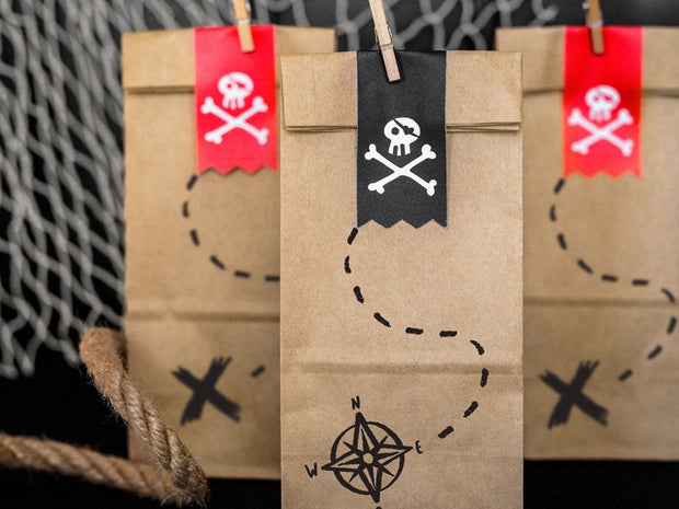 6 Pirate Party Loot Bags