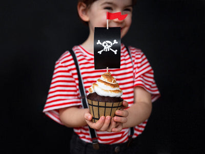 6 Pirate Cupcake Kit