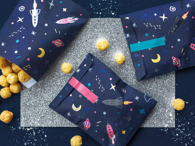 6 Space Party Bags
