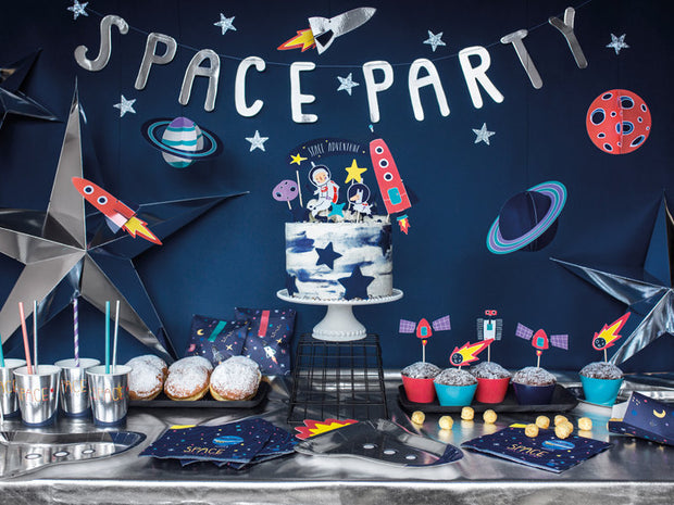 6 Space Theme Party Cups