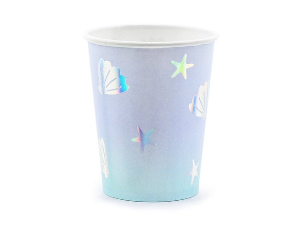 6 Narwhal Mermaid Party Cups
