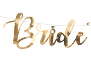 Bride to Be Gold Bunting