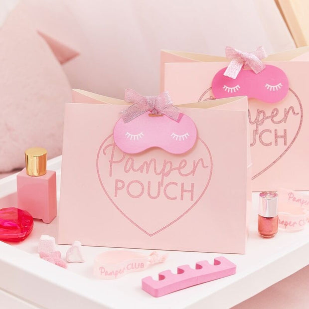 5 Pink Pamper Pouch Party Bags