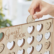 Four in a Row Wedding Guest Book Game