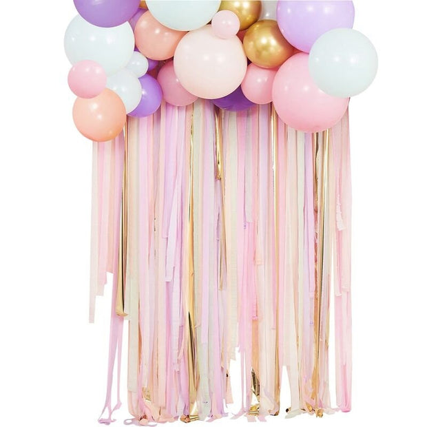 Pastel Balloon Arch and Backdrop Kit
