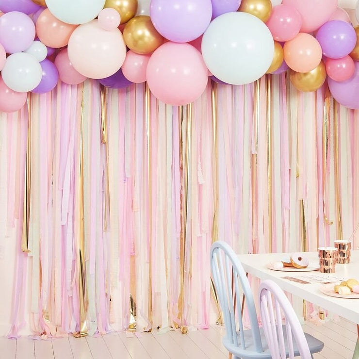 Pastel Balloon Arch and Backdrop Kit