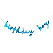 Blue Birthday Boy Banner