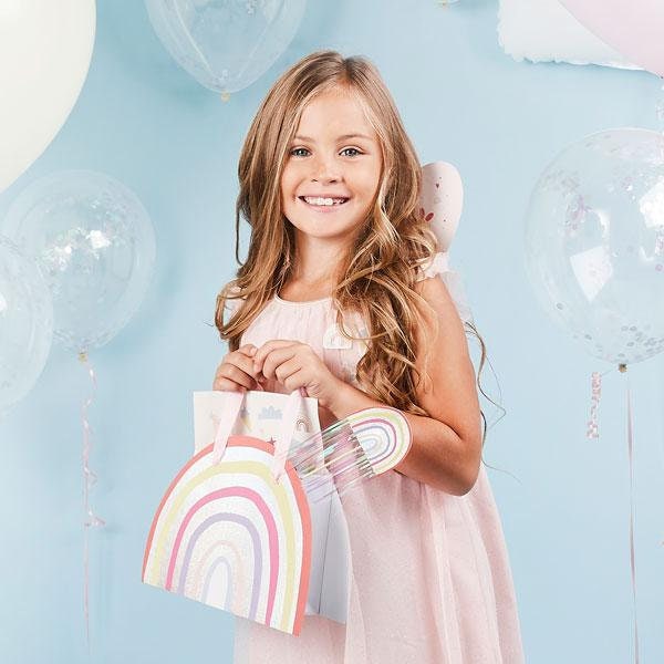 5 Rainbow Birthday Party Bags