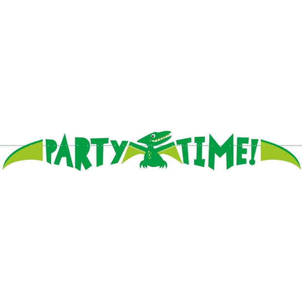 Dinosaur Party Time Bunting