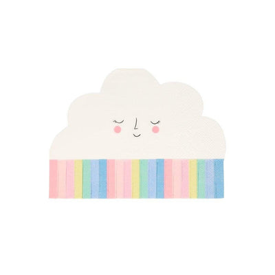 20 Pastel Rainbow Cloud Napkins