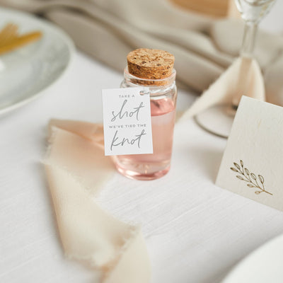 120 Shot Jar Wedding Favours