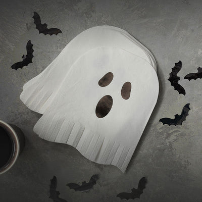 16 Ghost Halloween Napkins