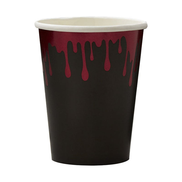 8 Blood Drip Halloween Cups