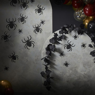 30 Spider Halloween Wall Decorations