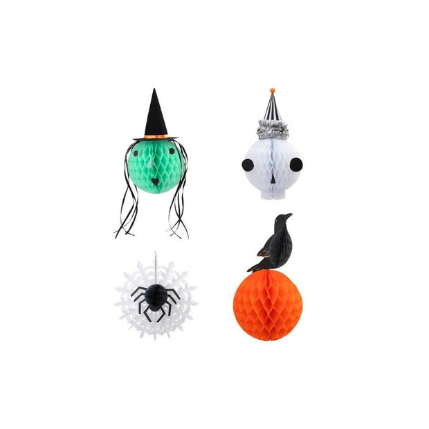 4 Halloween Head Party Decorations