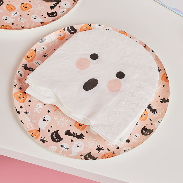 20 Halloween Ghost Napkins