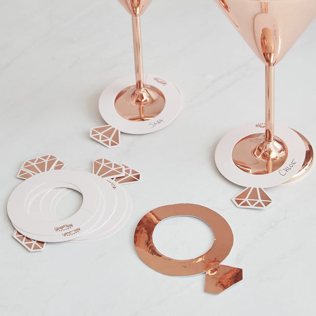 10 Ring Shaped Drink Markers