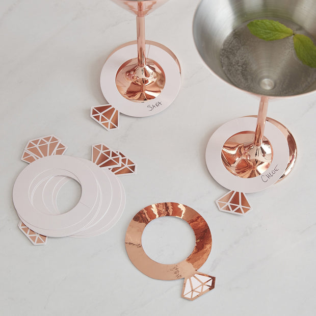 10 Ring Shaped Drink Markers
