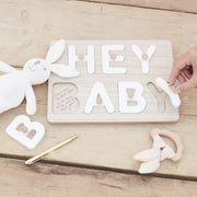 Baby Shower Guest Book Puzzle
