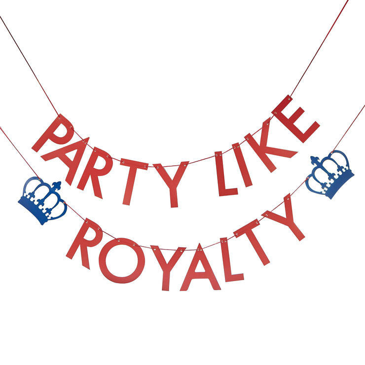 Party Like Royalty, Kings Coronation Party Bunting