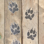 6 Animal Pawprint Floor Stickers