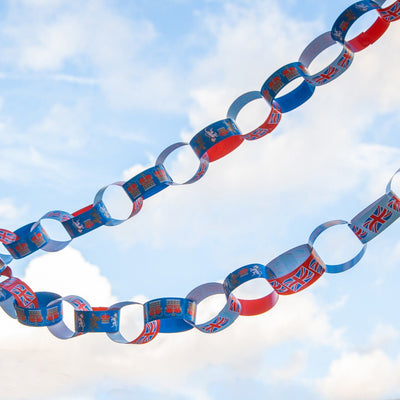 King's Coronation Party Paper Chain Decorations