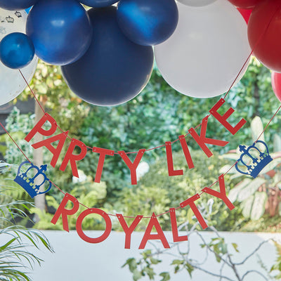 Party Like Royalty, Kings Coronation Party Bunting