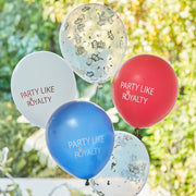 5 Coronation Party Balloons