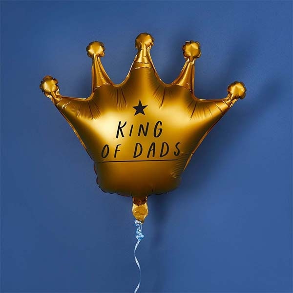 King of Dads Fathers Day Foil Balloon