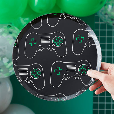8 Video Game Party Plates