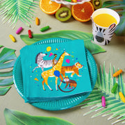 8 Jungle Party Plates