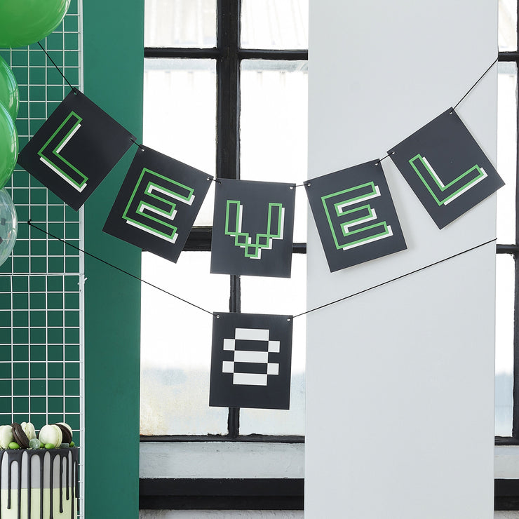 Video Game Birthday Party Banner