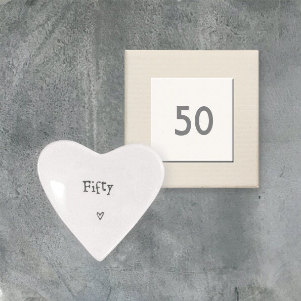 50th Birthday Mini Trinket Dish Gift