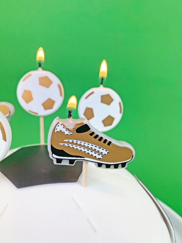 5 Football Birthday Cake Candles