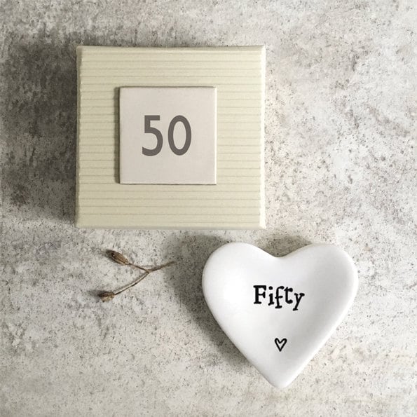 50th Birthday Mini Trinket Dish Gift