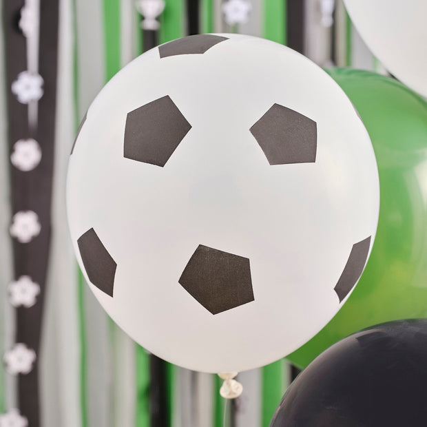 5 Football Party Balloons